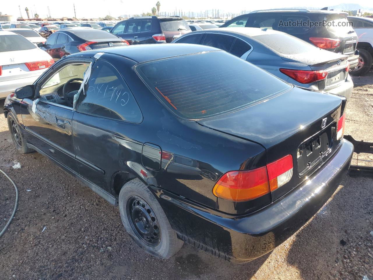 1998 Honda Civic Ex Black vin: 1HGEJ8242WL136799