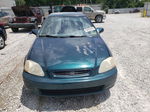 1998 Honda Civic Ex Зеленый vin: 1HGEJ8243WL012962