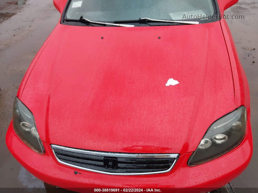 1998 Honda Civic Ex Red vin: 1HGEJ8243WL039255