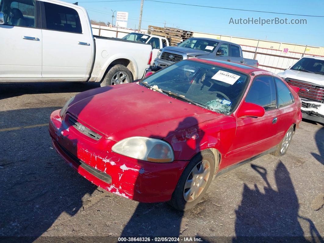 1998 Honda Civic Ex Red vin: 1HGEJ8243WL100409