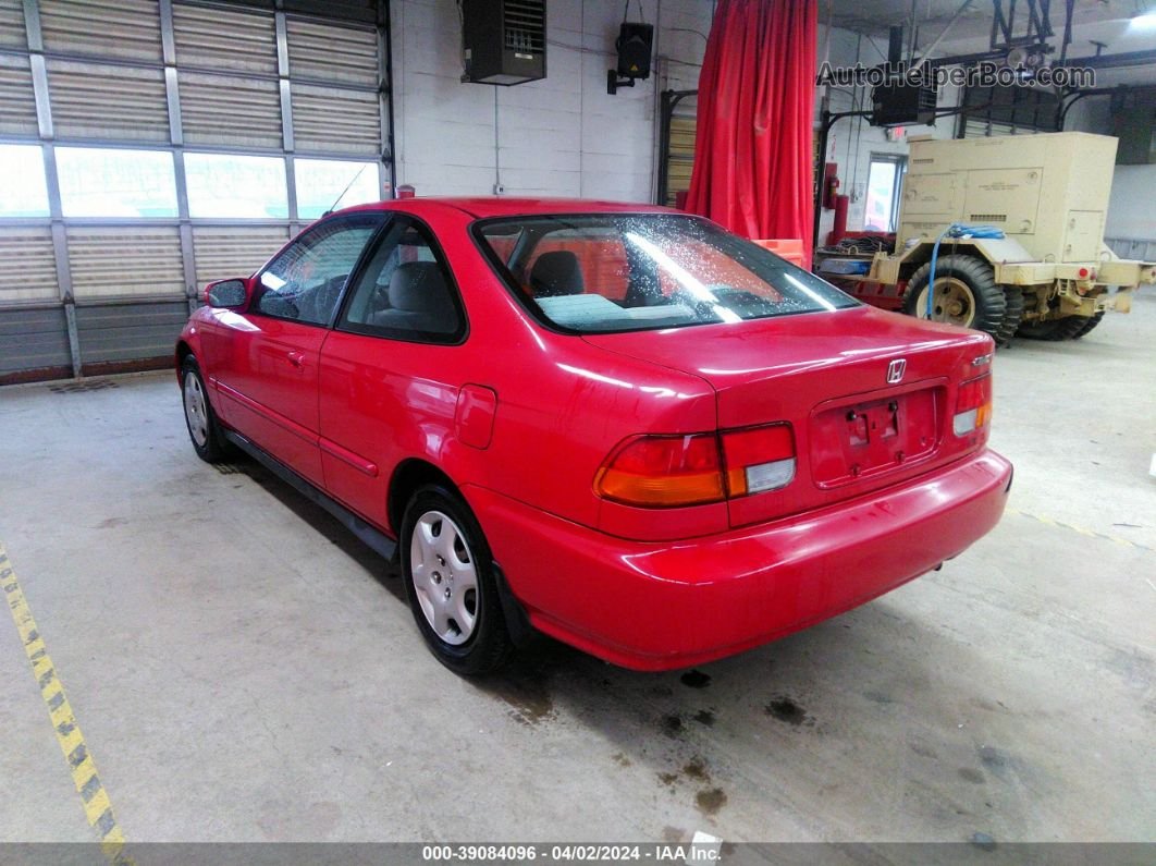 1998 Honda Civic Ex Red vin: 1HGEJ8244WL005700