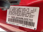 1998 Honda Civic Ex Red vin: 1HGEJ8244WL005700