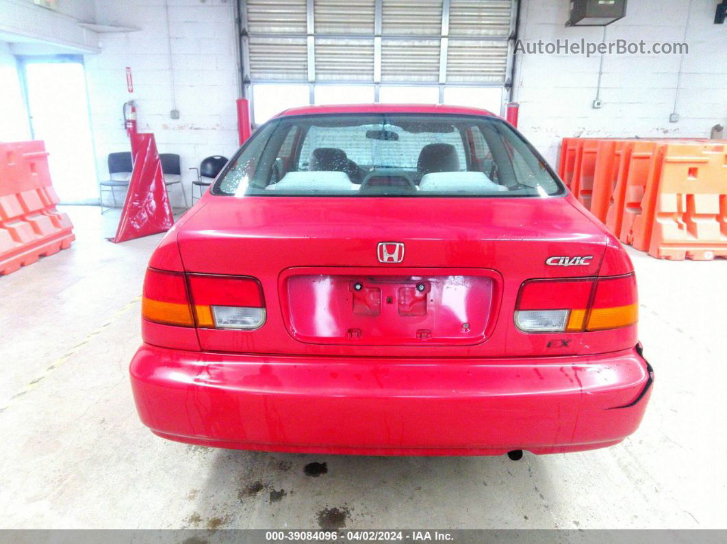 1998 Honda Civic Ex Красный vin: 1HGEJ8244WL005700