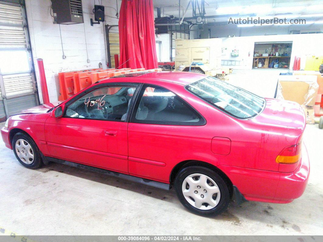 1998 Honda Civic Ex Red vin: 1HGEJ8244WL005700