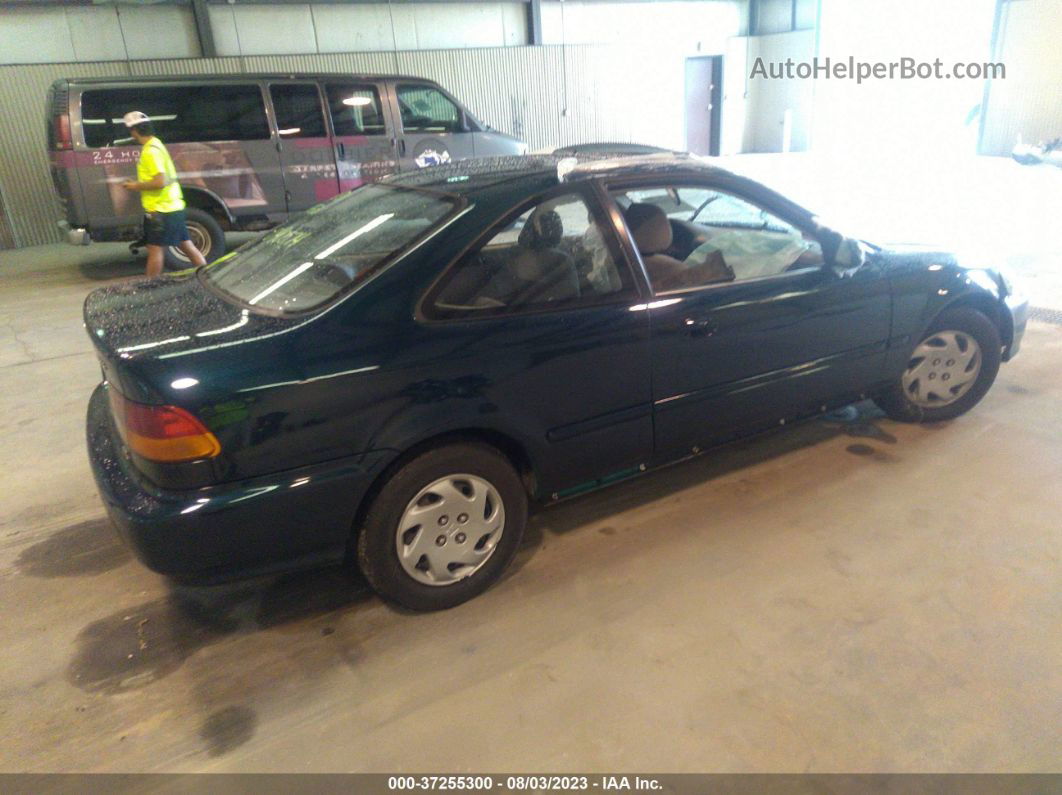 1996 Honda Civic Ex Green vin: 1HGEJ8245TL090574