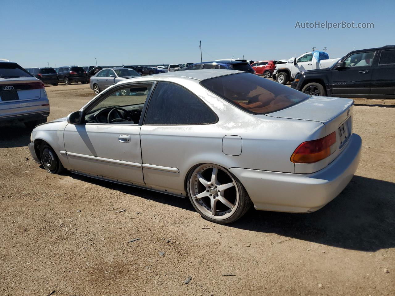 1998 Honda Civic Ex Silver vin: 1HGEJ8245WL096461