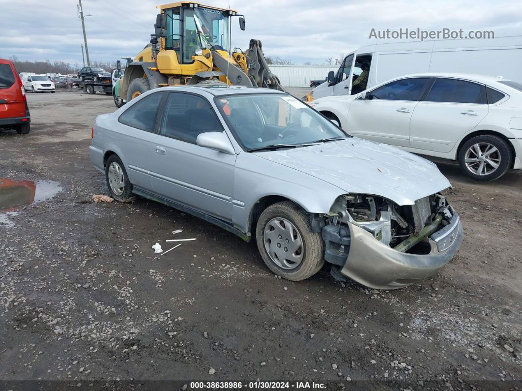 1996 Honda Civic Ex Silver vin: 1HGEJ8246TL045997