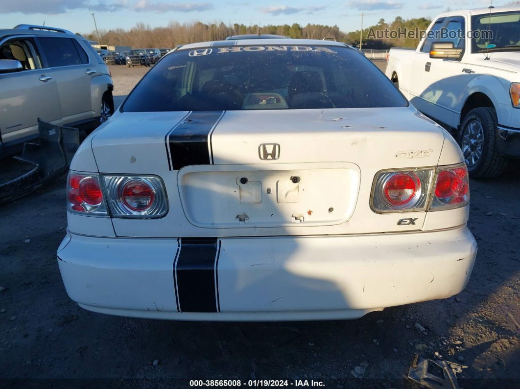 1996 Honda Civic Ex White vin: 1HGEJ8246TL091250