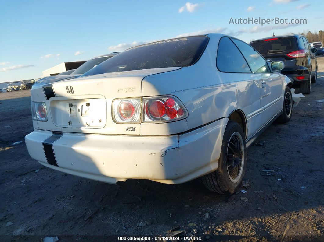 1996 Honda Civic Ex White vin: 1HGEJ8246TL091250