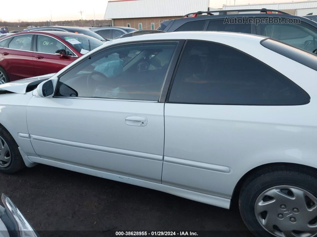 1996 Honda Civic Ex White vin: 1HGEJ8249TL025131