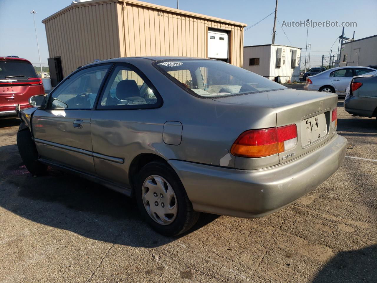 1996 Honda Civic Ex Серебряный vin: 1HGEJ824XTL004563