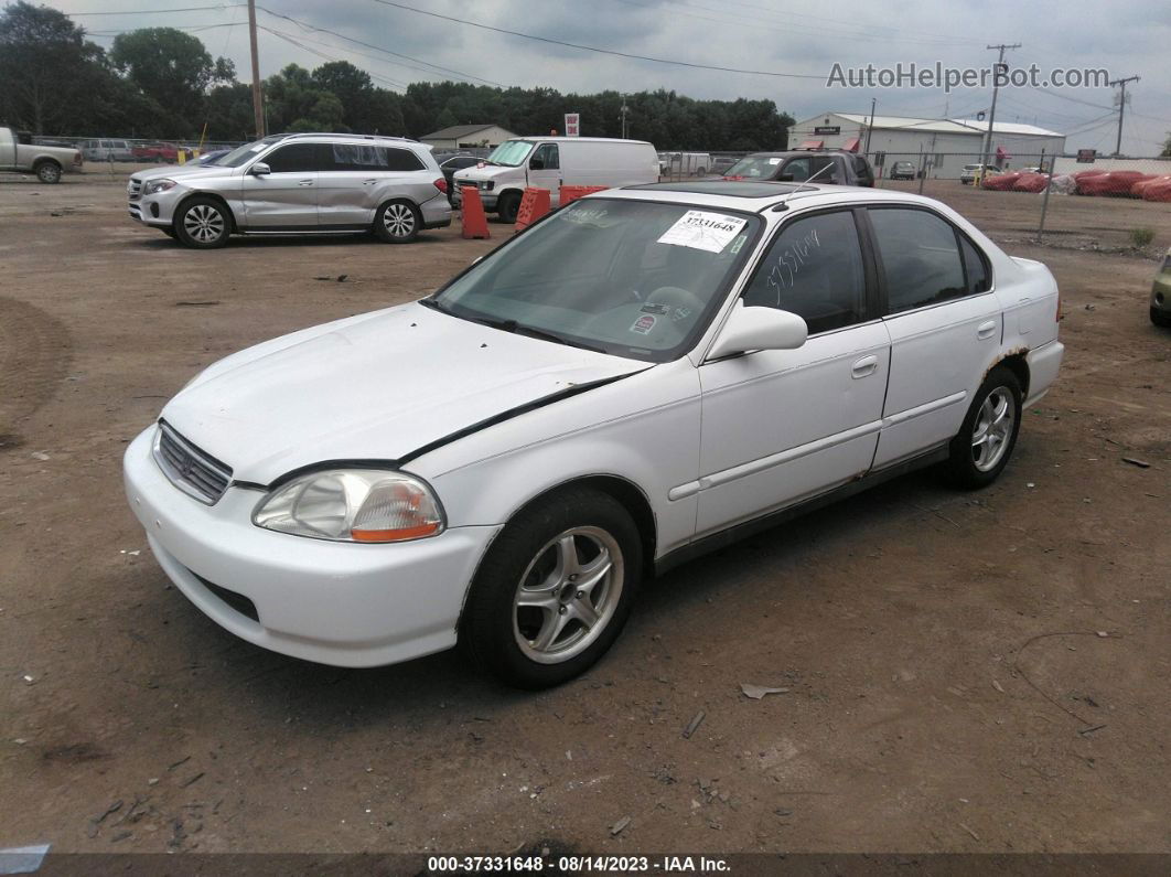 1996 Honda Civic Ex White vin: 1HGEJ8544TL022391