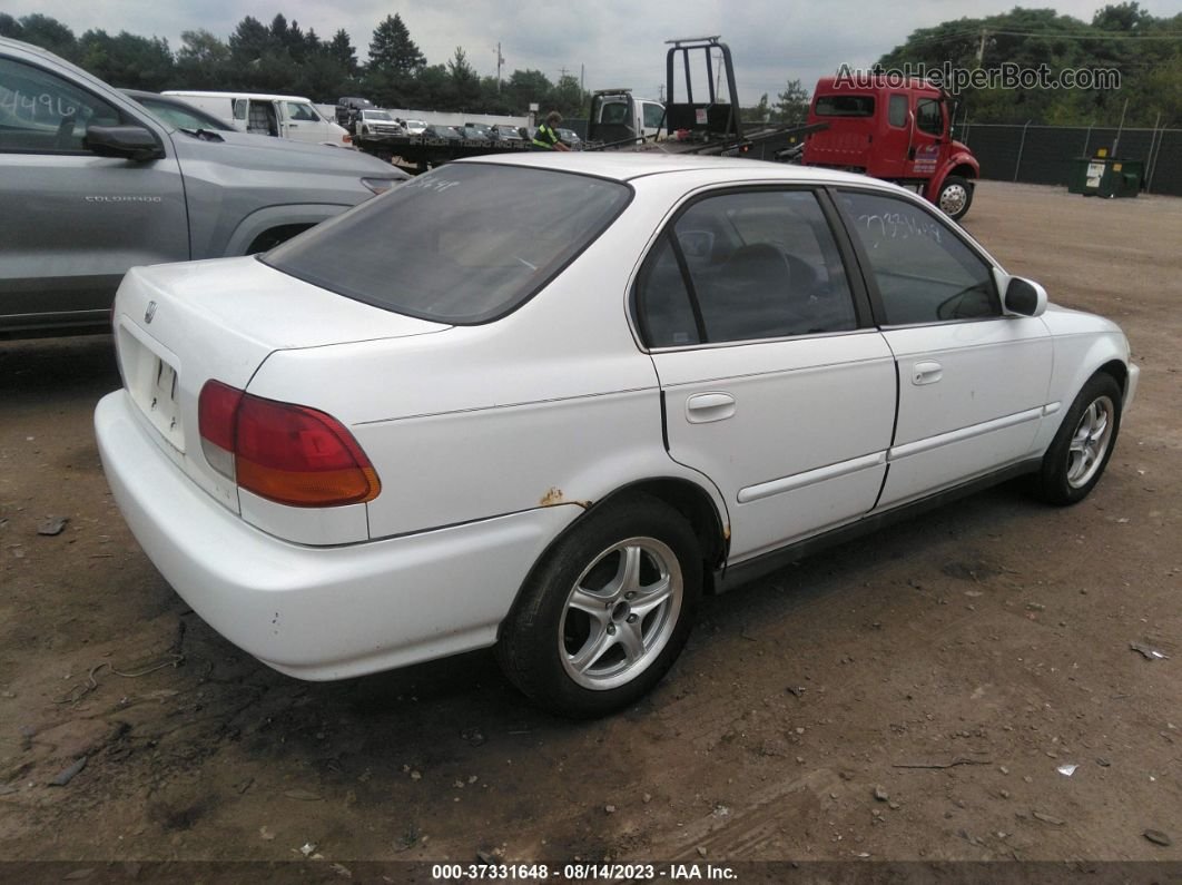 1996 Honda Civic Ex White vin: 1HGEJ8544TL022391