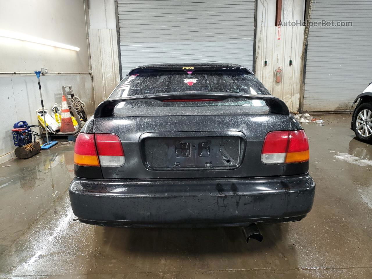 1996 Honda Civic Ex Black vin: 1HGEJ8549TL054768