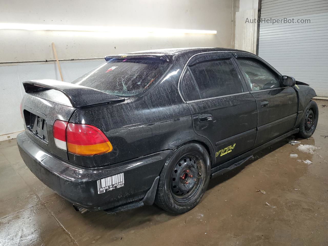 1996 Honda Civic Ex Black vin: 1HGEJ8549TL054768