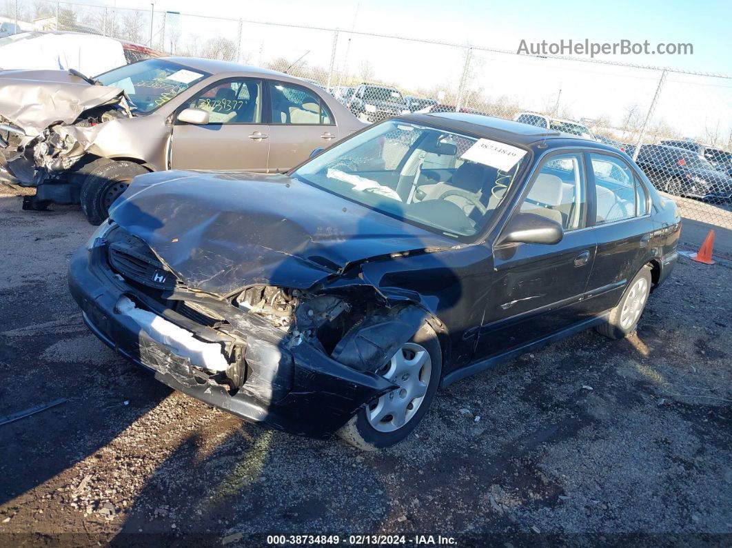 1998 Honda Civic Ex Black vin: 1HGEJ8642WL020268