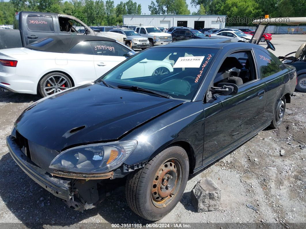 2004 Honda Civic Ex Black vin: 1HGEM21094L037476