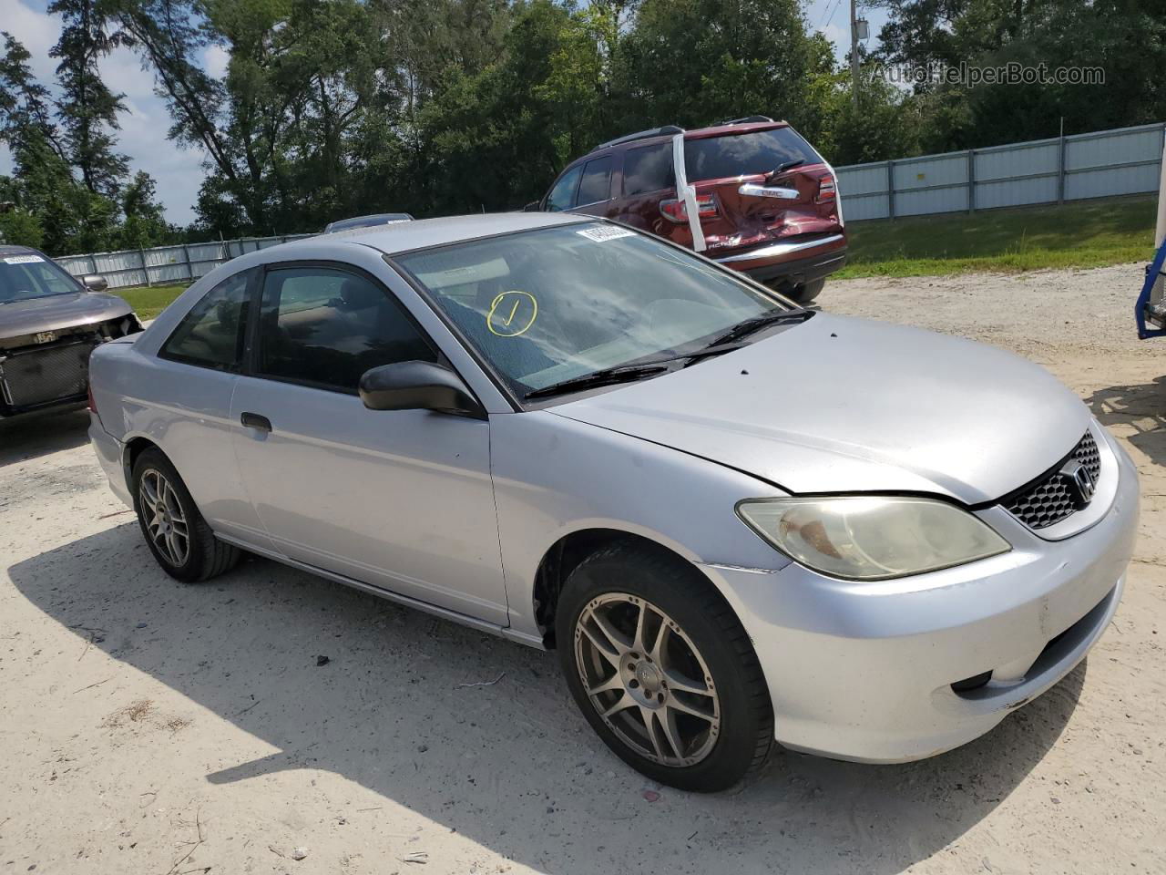 2005 Honda Civic Dx Vp Silver vin: 1HGEM21115L042830