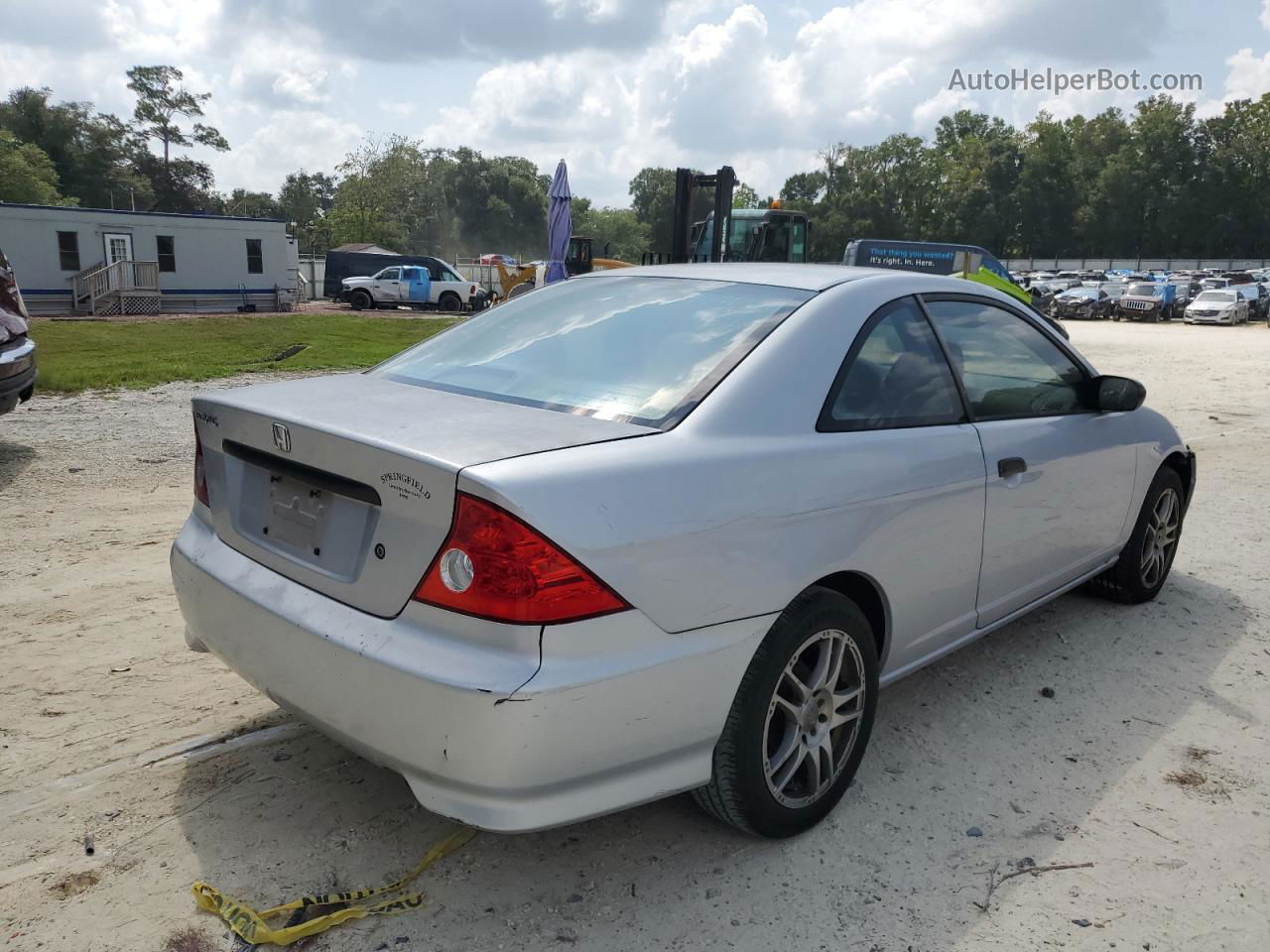 2005 Honda Civic Dx Vp Silver vin: 1HGEM21115L042830