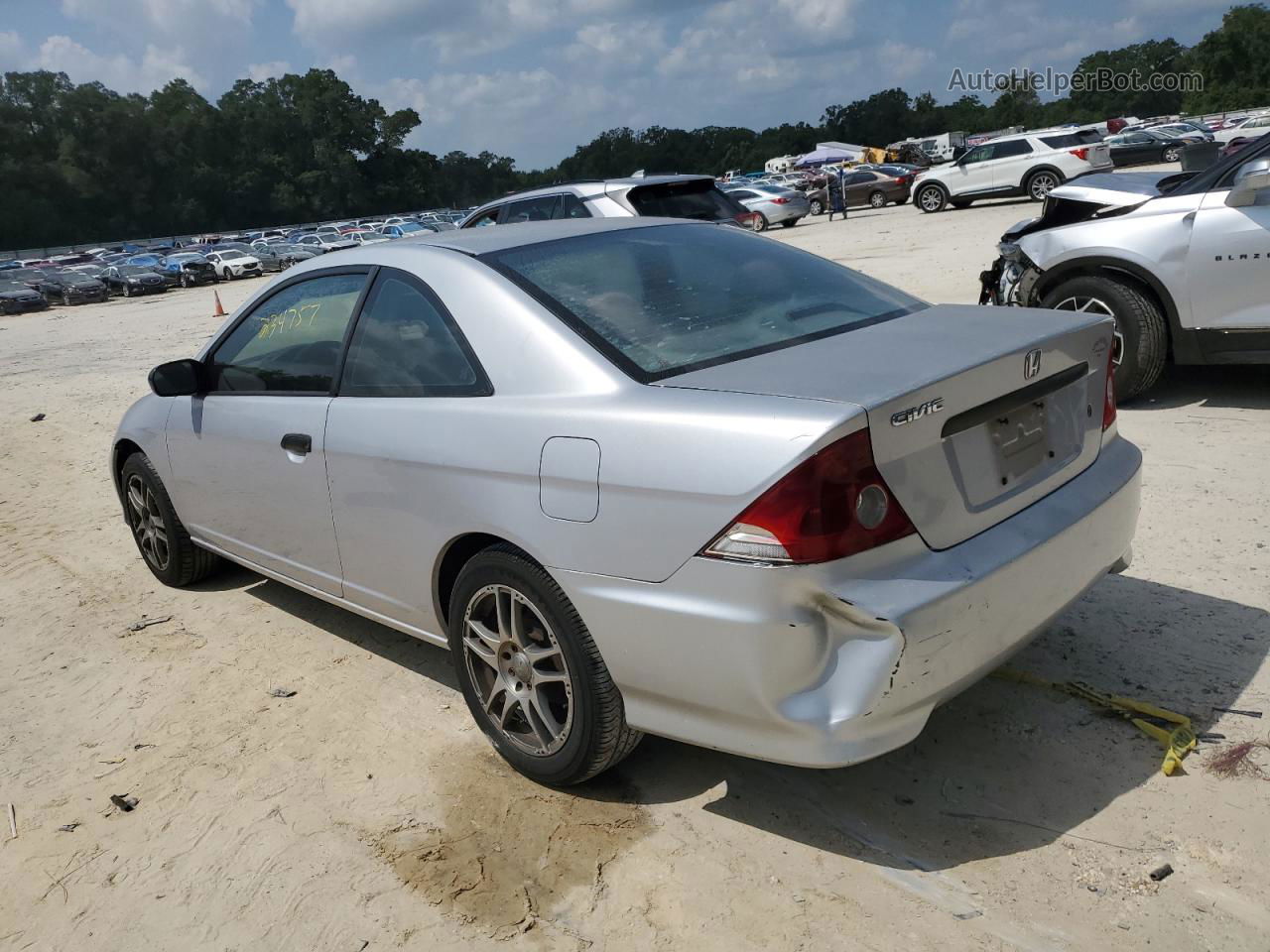 2005 Honda Civic Dx Vp Silver vin: 1HGEM21115L042830