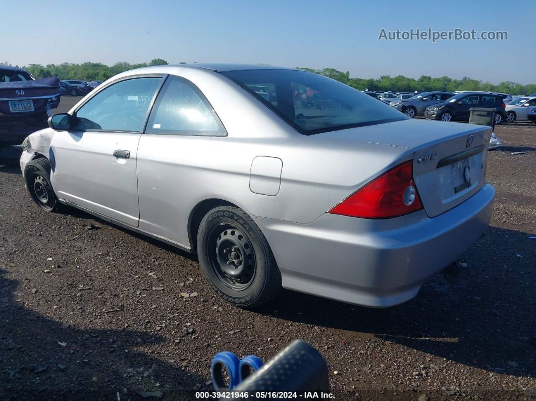 2005 Honda Civic Vp Silver vin: 1HGEM21115L063709