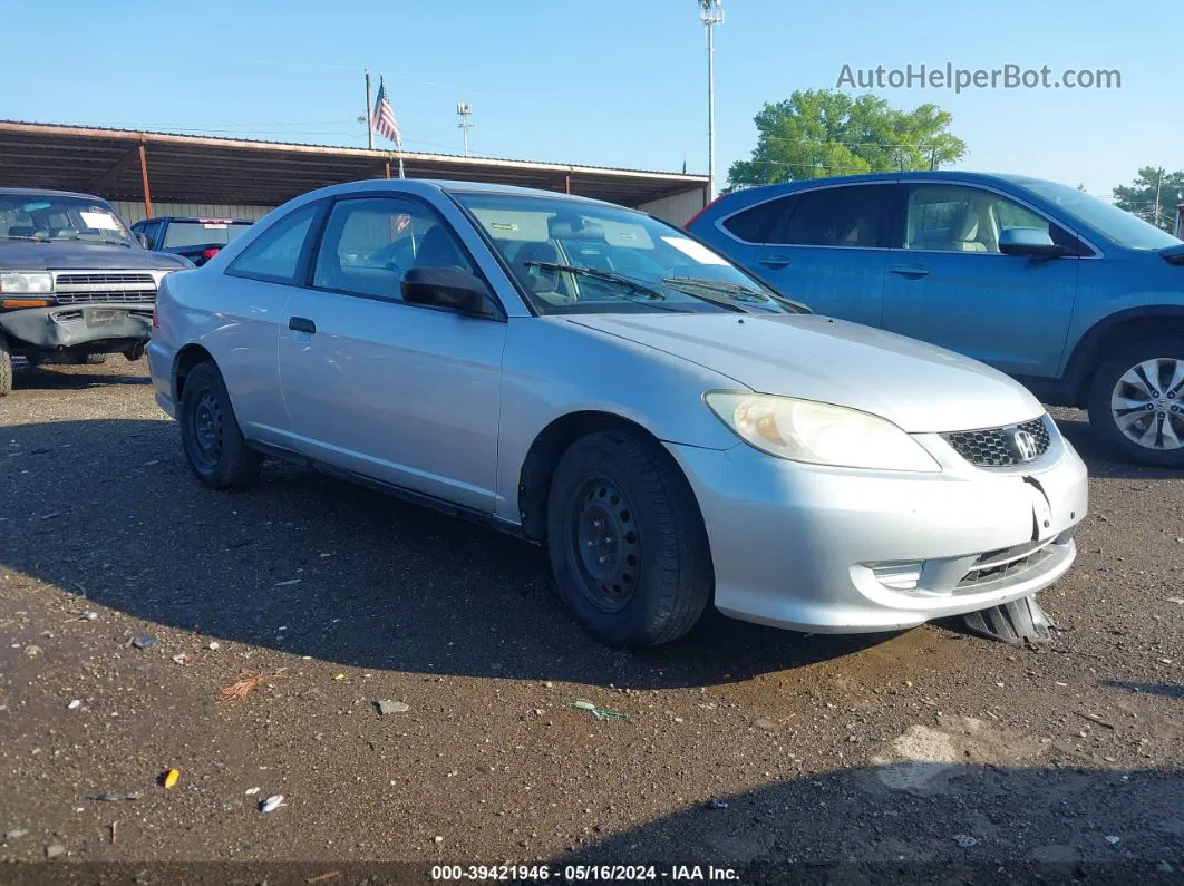 2005 Honda Civic Vp Silver vin: 1HGEM21115L063709