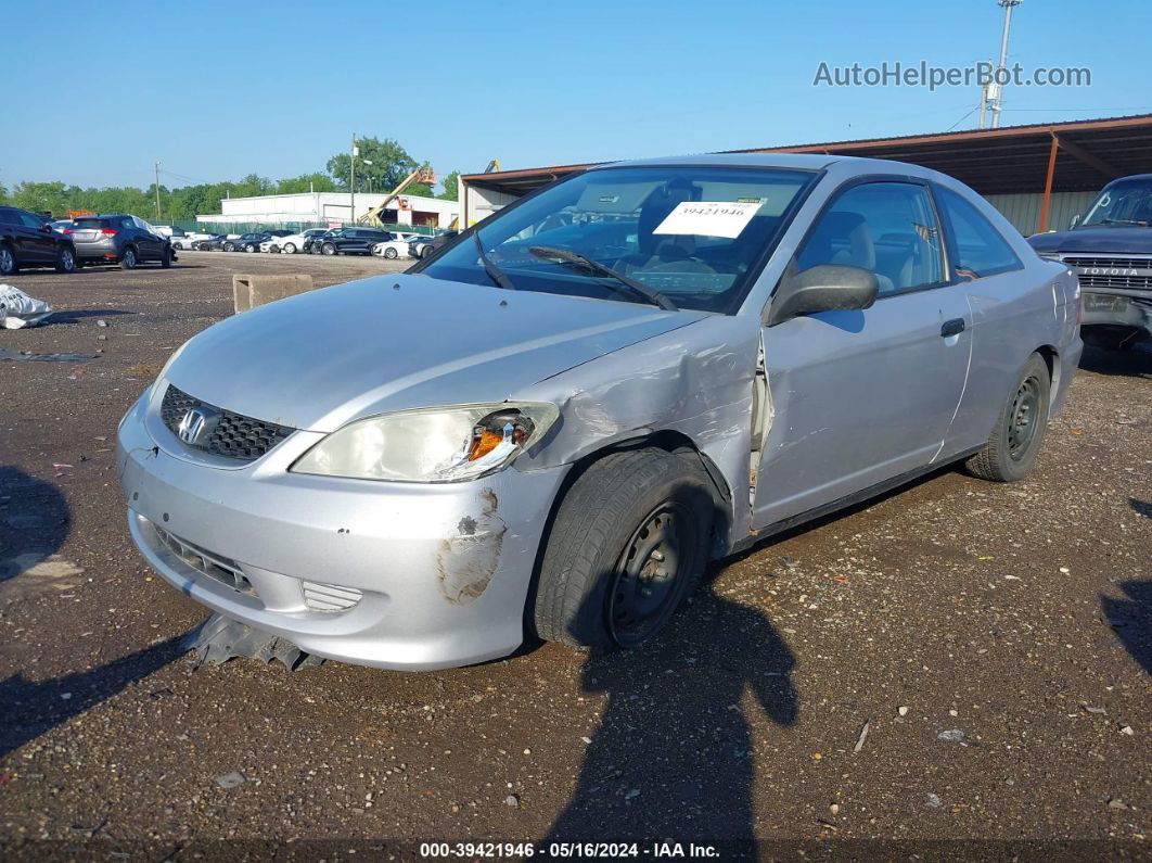 2005 Honda Civic Vp Silver vin: 1HGEM21115L063709