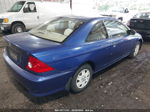 2004 Honda Civic Vp Blue vin: 1HGEM21124L006952