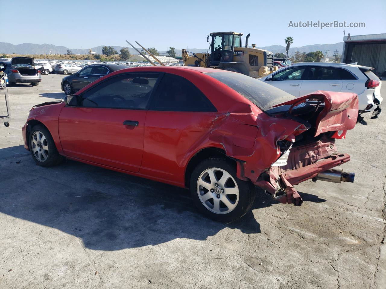 2004 Honda Civic Dx Vp Red vin: 1HGEM21124L050806