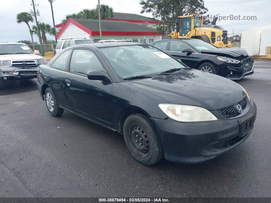 2004 Honda Civic Vp Black vin: 1HGEM21124L078864