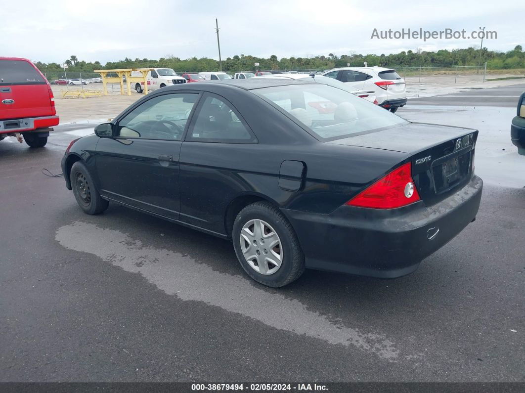 2004 Honda Civic Vp Black vin: 1HGEM21124L078864