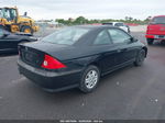 2004 Honda Civic Vp Black vin: 1HGEM21124L078864