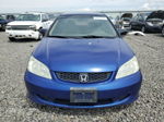 2004 Honda Civic Dx Vp Синий vin: 1HGEM21134L022741