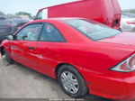 2004 Honda Civic Vp Red vin: 1HGEM21144L068580