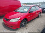 2004 Honda Civic Vp Red vin: 1HGEM21144L068580