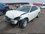 2004 Honda Civic Vp White vin: 1HGEM21184L015087