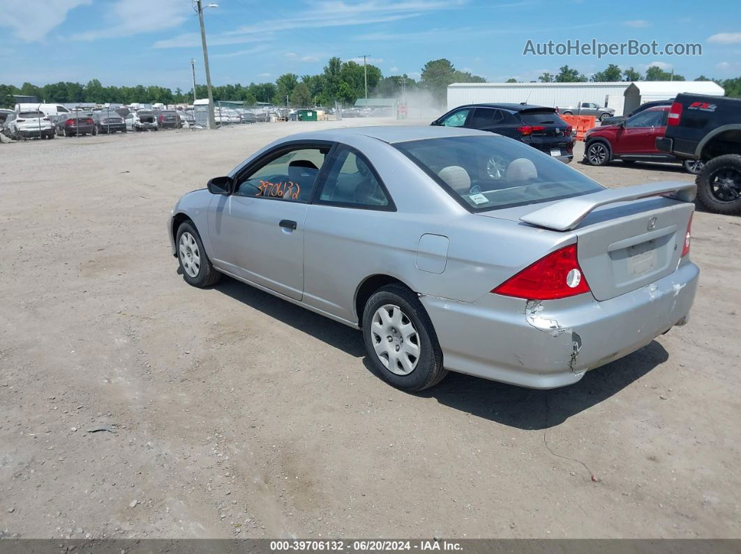 2004 Honda Civic Vp Silver vin: 1HGEM211X4L063268