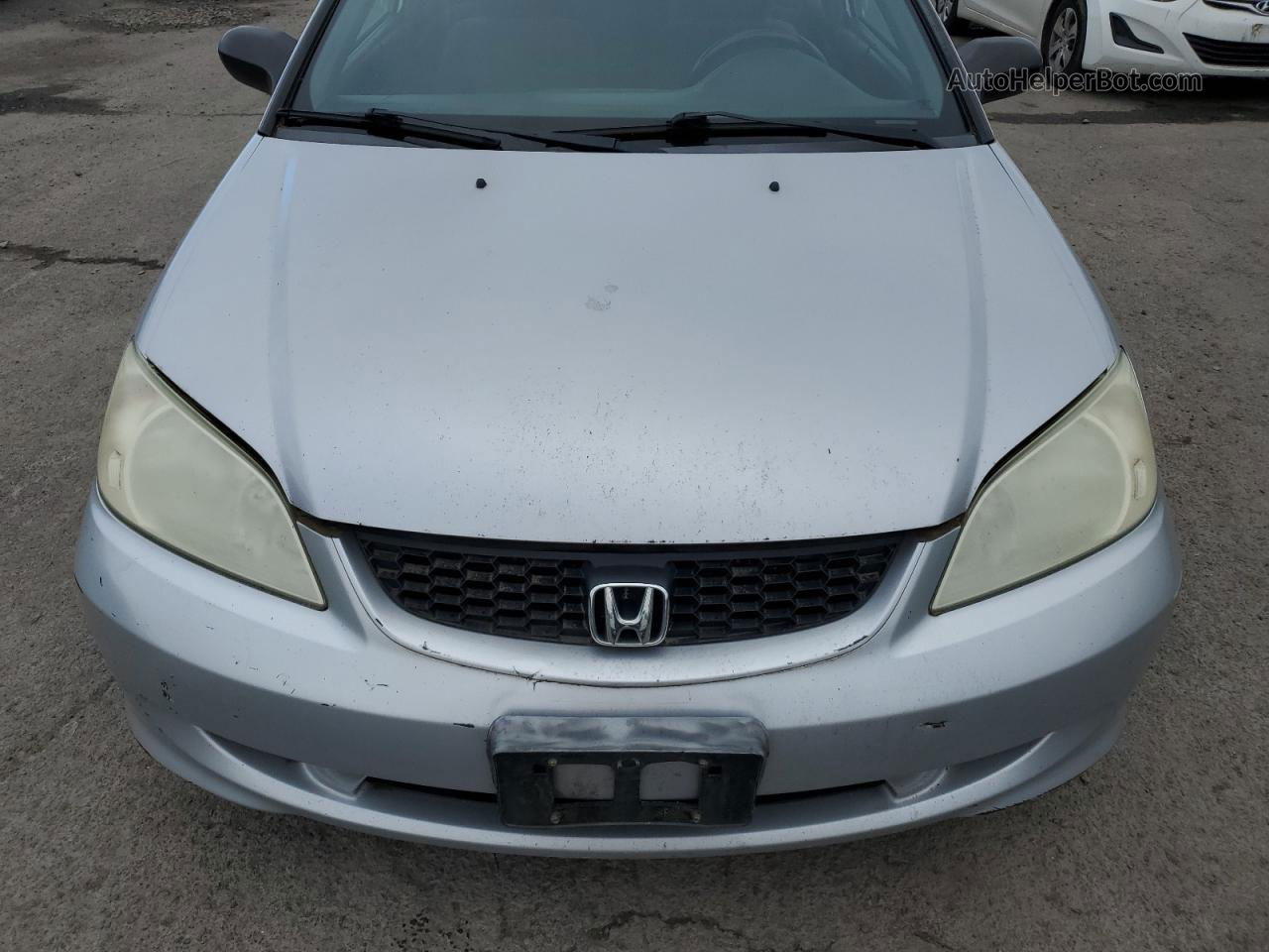 2005 Honda Civic Lx Silver vin: 1HGEM21545L079387