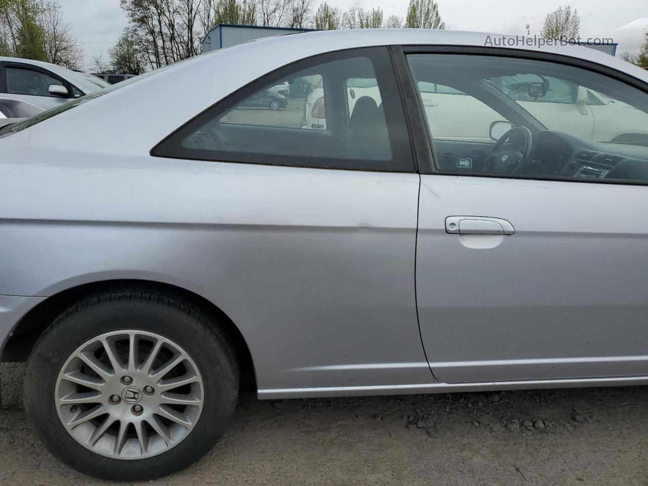 2005 Honda Civic Lx Silver vin: 1HGEM21545L079387