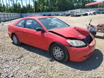 2004 Honda Civic Lx Red vin: 1HGEM215X4L052449