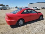 2004 Honda Civic Lx Red vin: 1HGEM215X4L052449