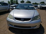 2004 Honda Civic Ex Silver vin: 1HGEM21904L006339