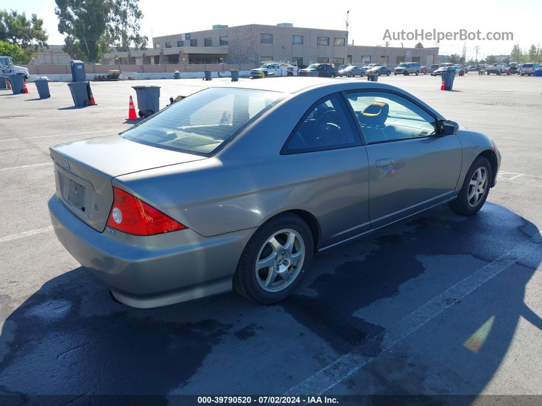 2004 Honda Civic Ex Gray vin: 1HGEM21904L058148