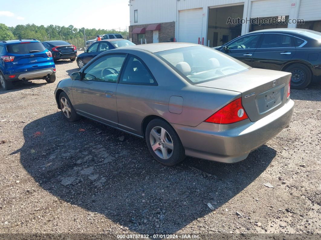 2004 Honda Civic Ex Silver vin: 1HGEM21914L067263