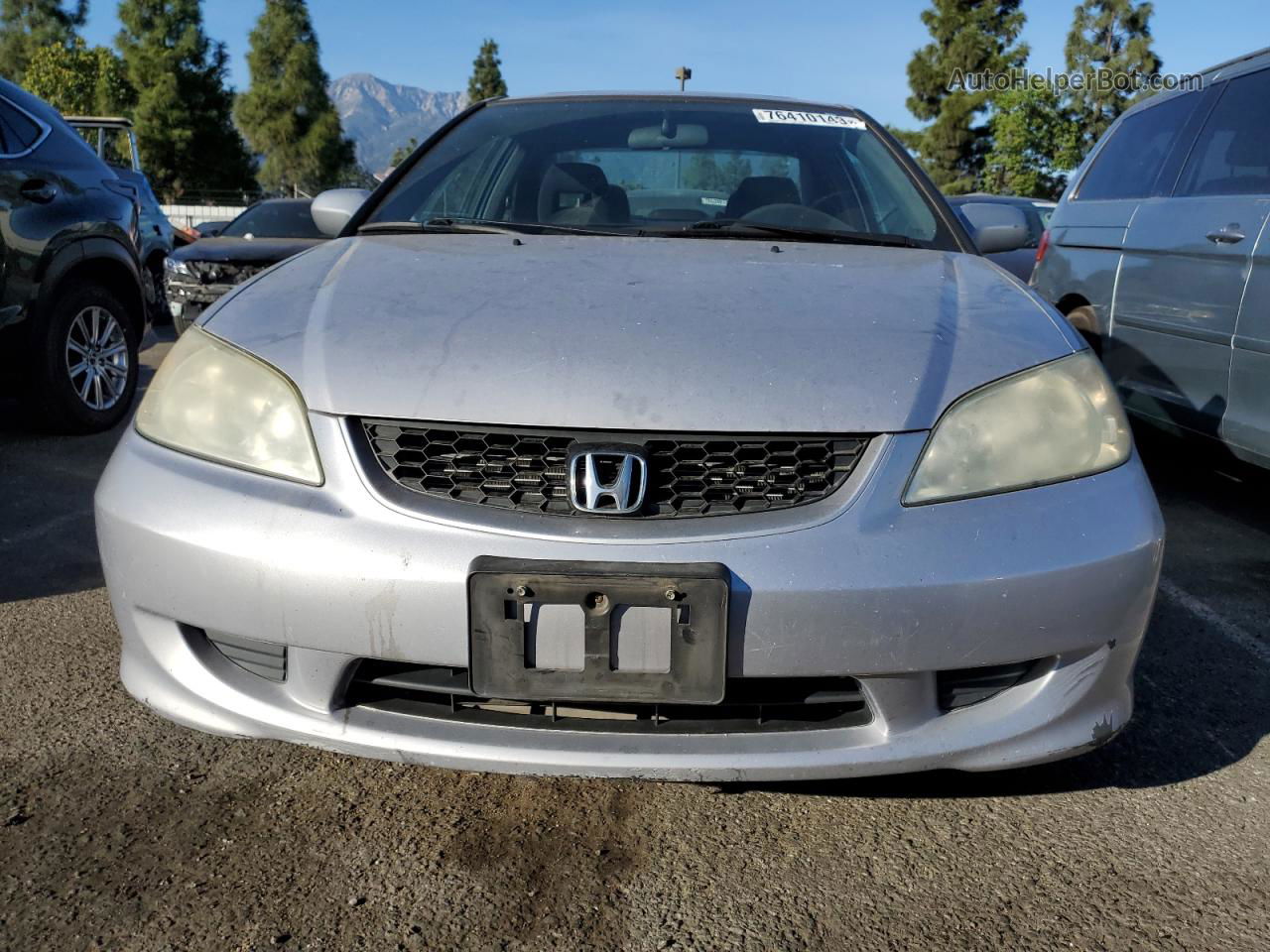 2004 Honda Civic Ex Silver vin: 1HGEM21944L017165