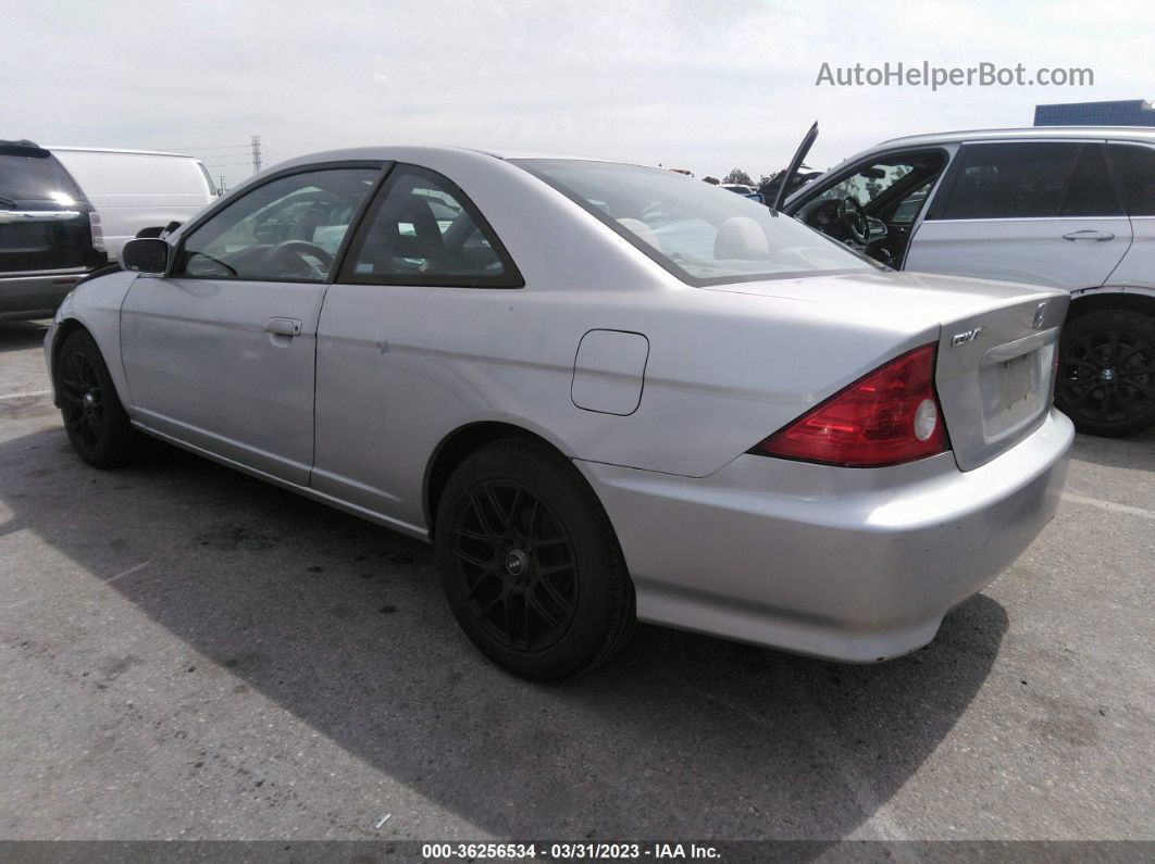 2004 Honda Civic Ex Silver vin: 1HGEM21974L040956