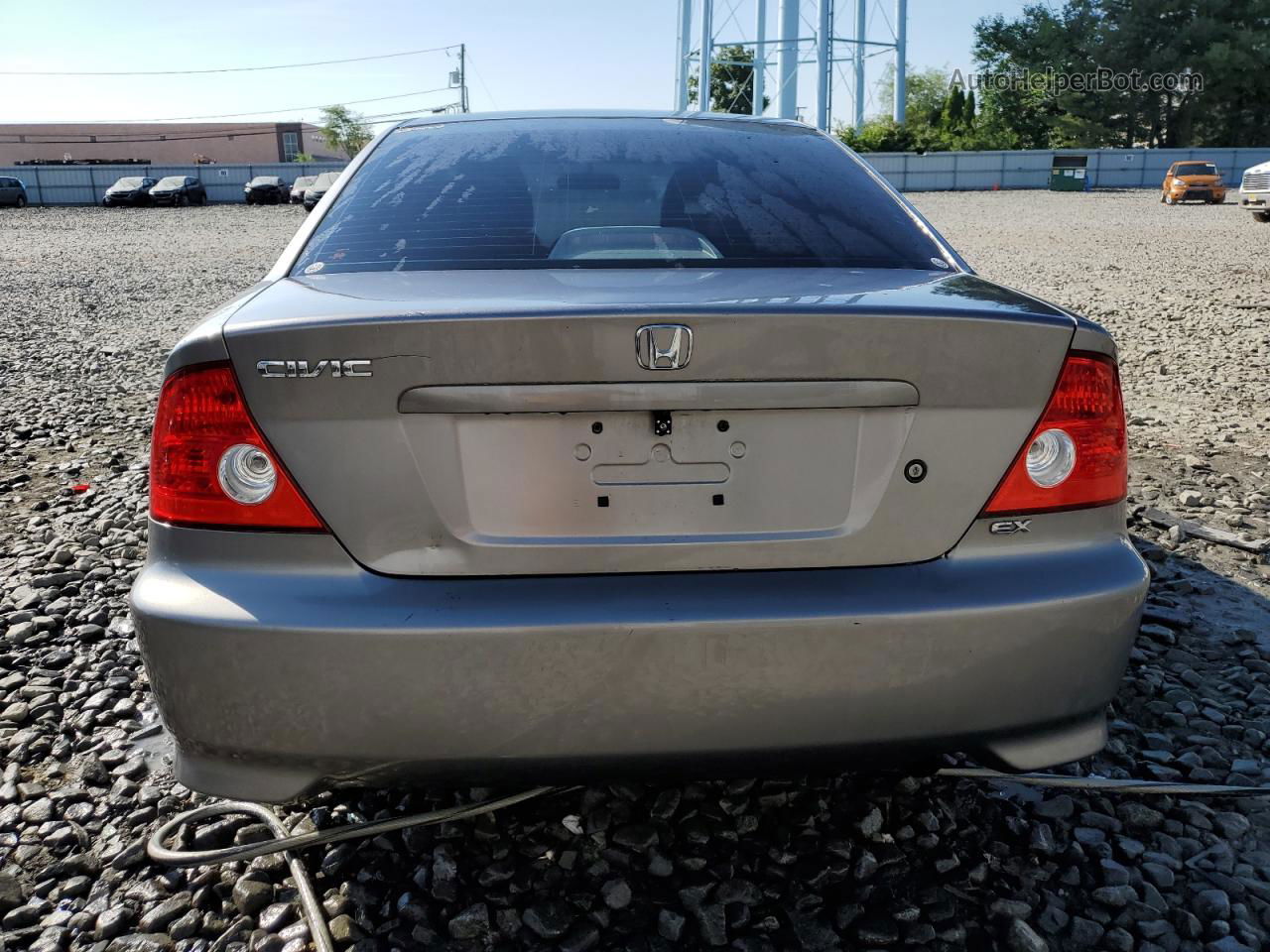 2004 Honda Civic Ex Gray vin: 1HGEM22024L007945