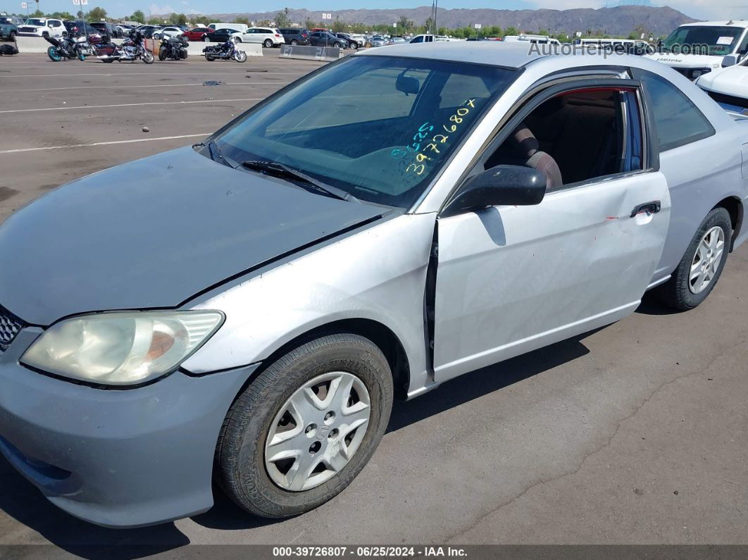 2005 Honda Civic Vp Silver vin: 1HGEM22115L014671