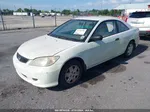 2004 Honda Civic Vp White vin: 1HGEM22124L082444