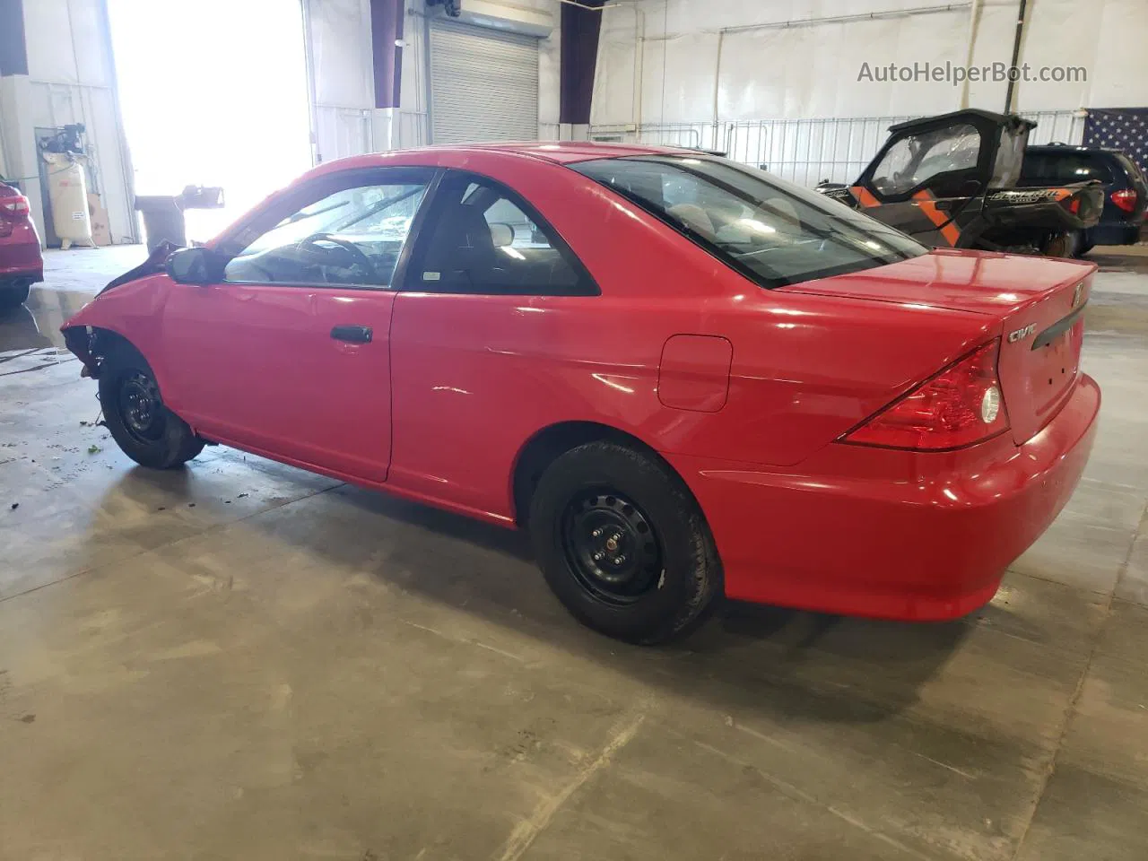 2004 Honda Civic Dx Vp Red vin: 1HGEM22134L068438